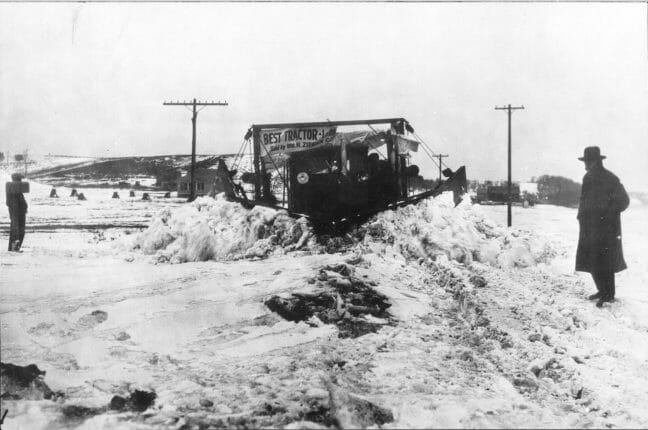 Ziegler CAT History Snow Plowing