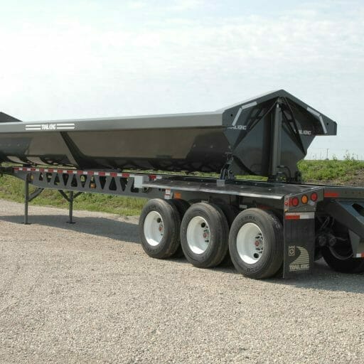 Steel Side Dump Trailer