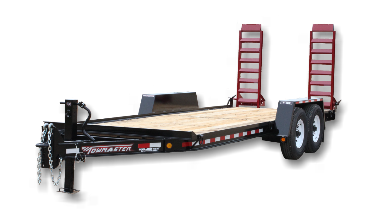 red and black towmaster trailer