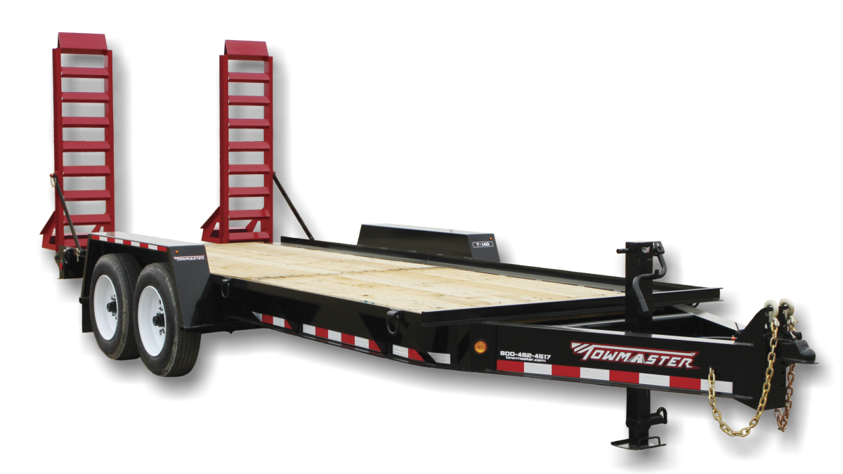 red and black towmaster trailer