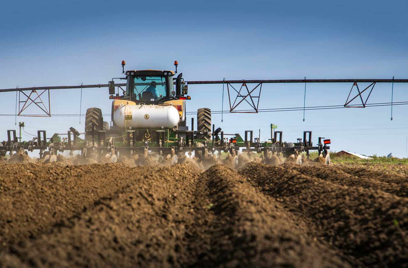 Challenger 1000 tractor in field