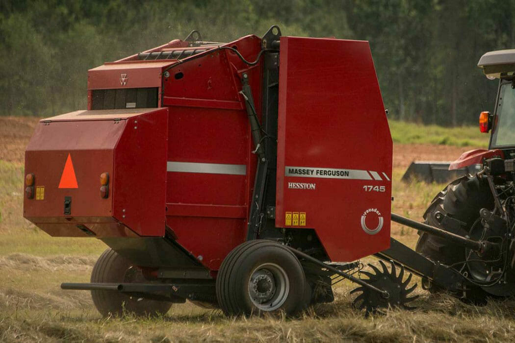 Massey Ferguson 1700 Series Baler in Field