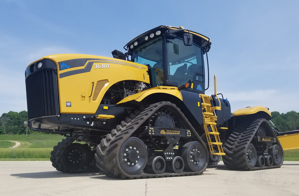 Rental track tractor