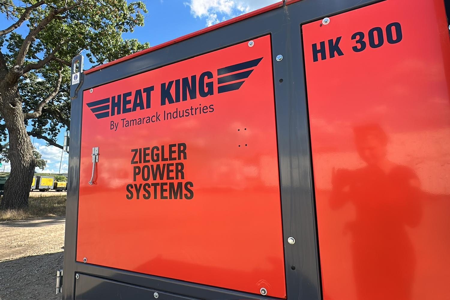 commercial-heating-unit-for rent close-up on commercial heating unit